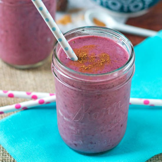 Blackberry Cinnamon Smoothies