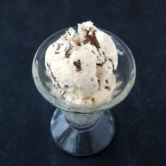 Fresh Mint Chocolate Chip Ice Cream