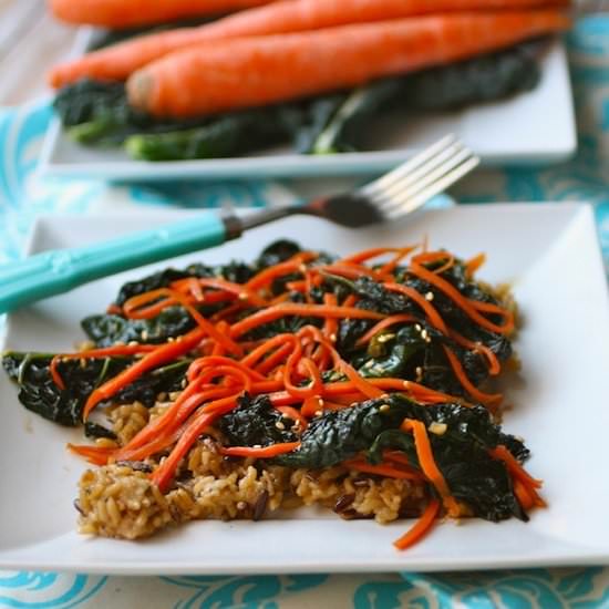 Carrot & Kale Stir-fry