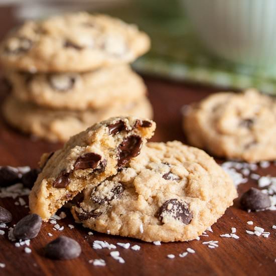 Coconut Chocolate Chip Cookies
