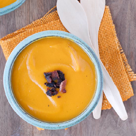 Roasted Sweet Potato Chipotle Soup
