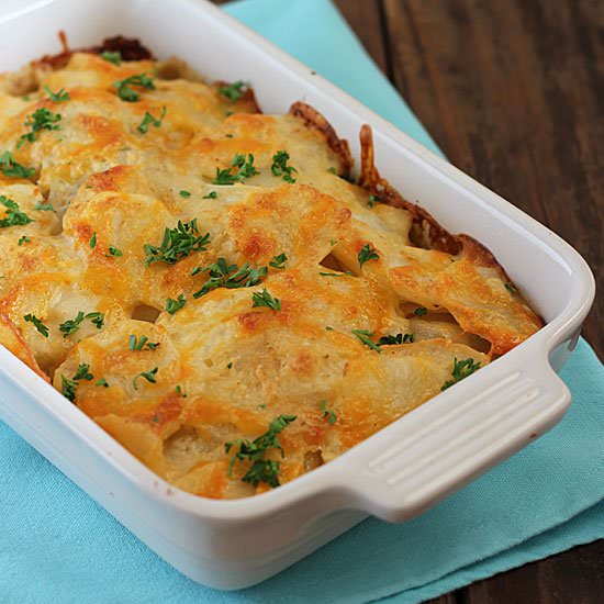 Skinny Scalloped Potatoes