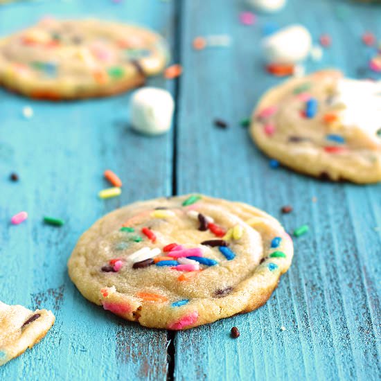 Gooey Funfetti Cookies