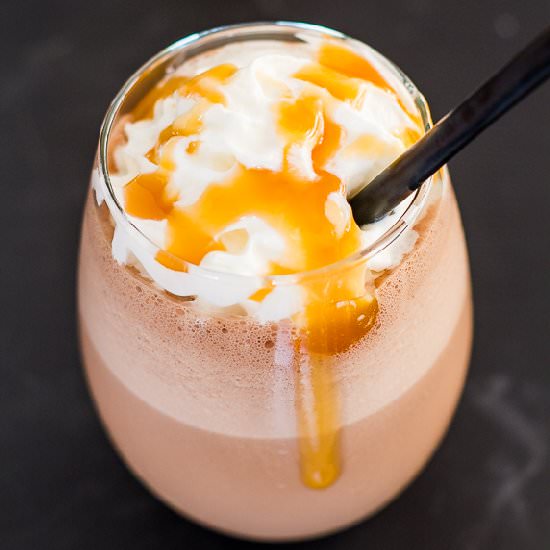 Homemade Nutella Frappuccino