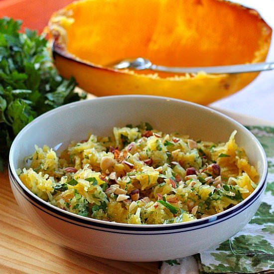 Spaghetti Squash with Herbs