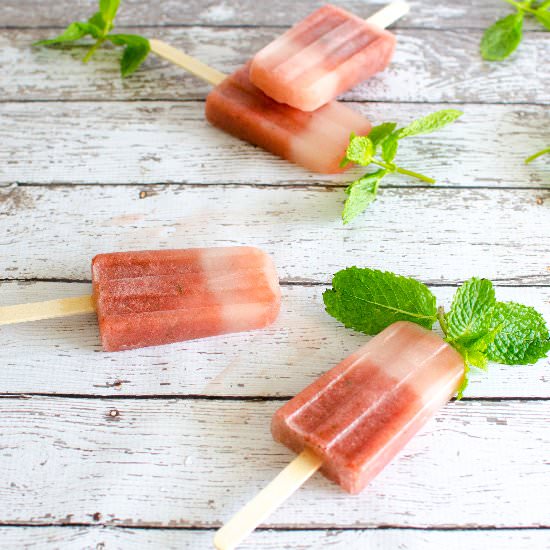 Watermelon Mint Popsicle