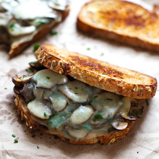 Garlic Butter Mushroom & Provolone