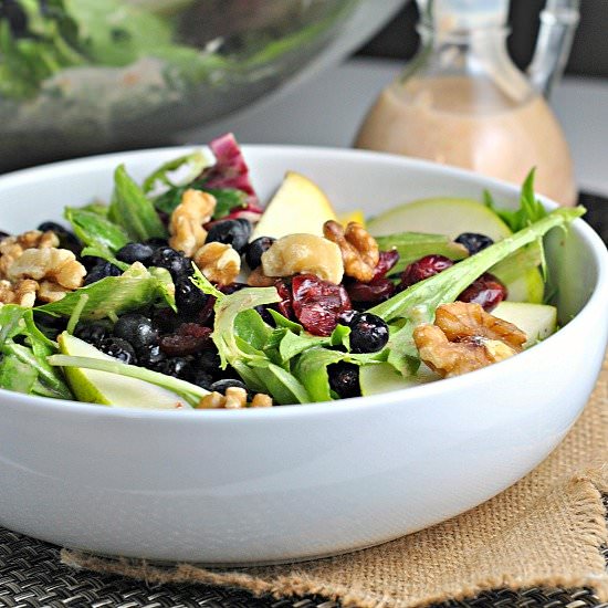 Field Greens with Pear Vinaigrette