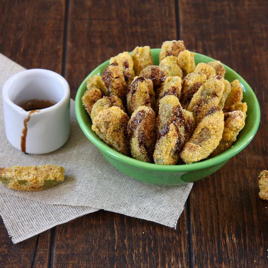 Healthy Fried Green Tomatoes