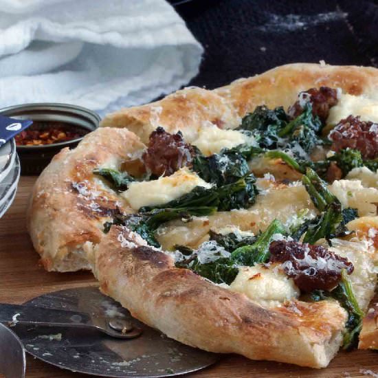 Broccoli Rabe & Sausage Pizza
