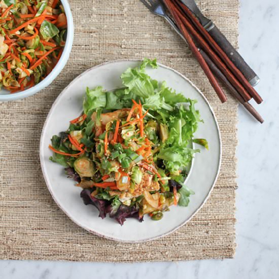 Soy Sesame Tofu Salad