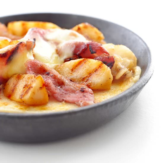 Pancetta Pear & Honey Pancakes