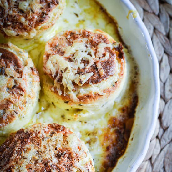 Cheddar and Cumin Souffles