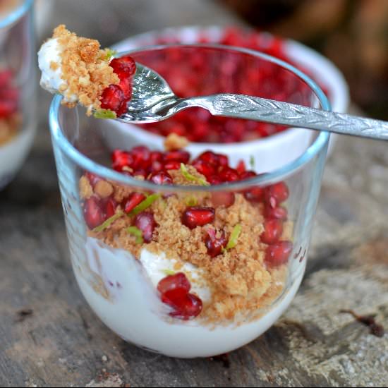 Pomegranate and Lime Parfait