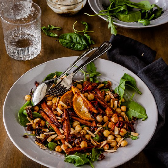Roasted Moroccan Carrot Salad