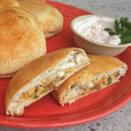 Chorizo & Egg Breakfast Pockets