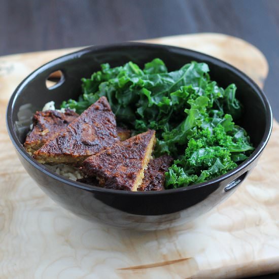 BBQ Style Roasted Tempeh