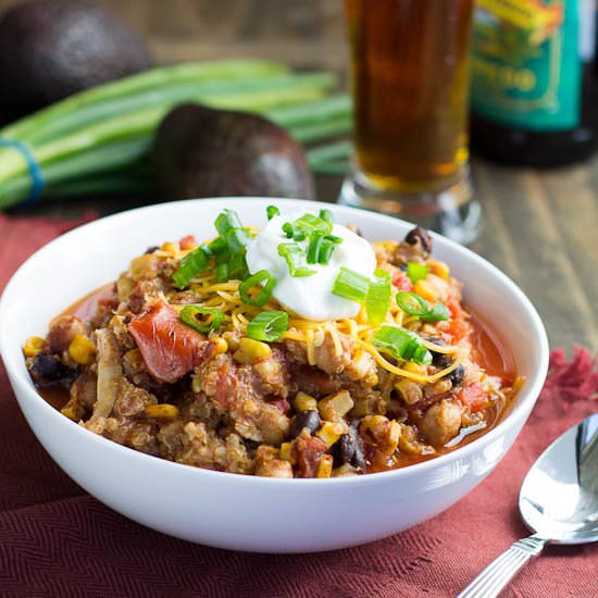 Chicken Quinoa Chili