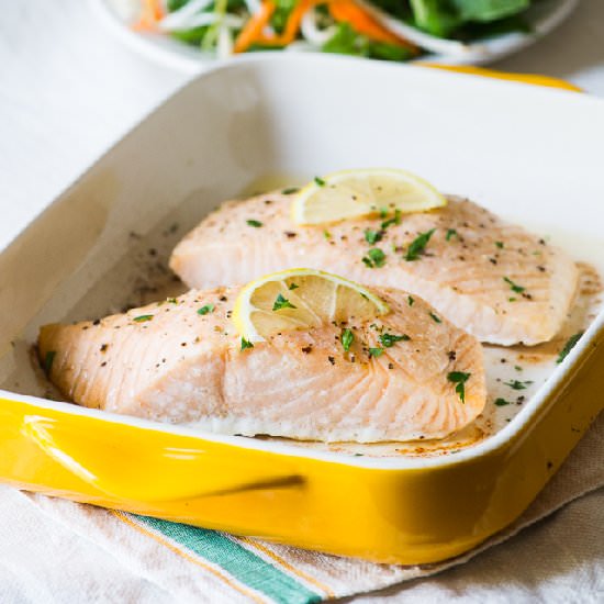 Healthy Oven Baked Salmon Recipe