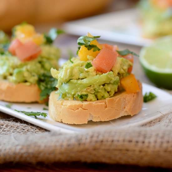 Guacamole Bruschetta