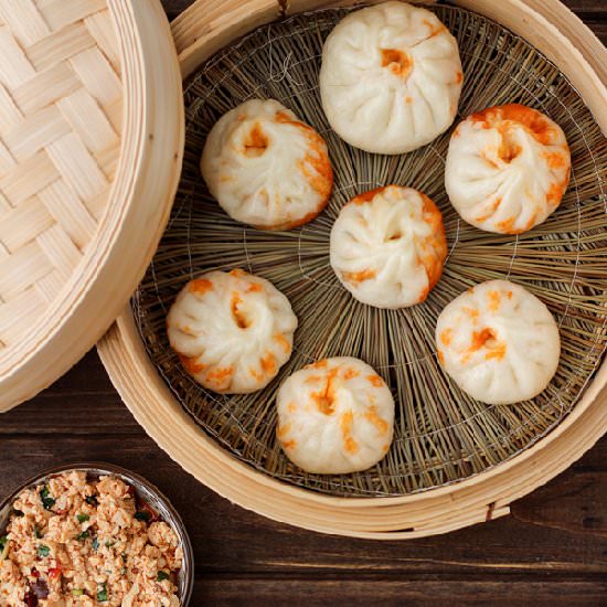 Chinese Steamed Tofu Buns