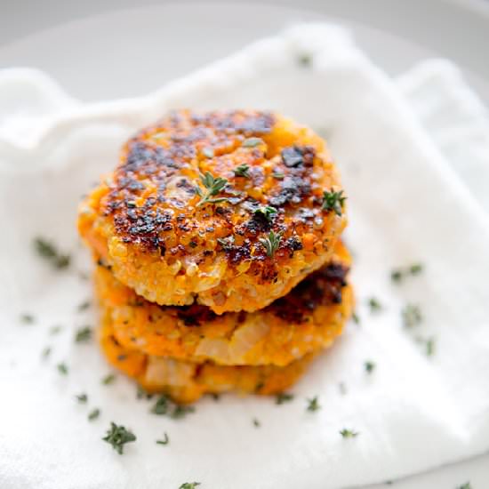Sweet Potato Quinoa Patties