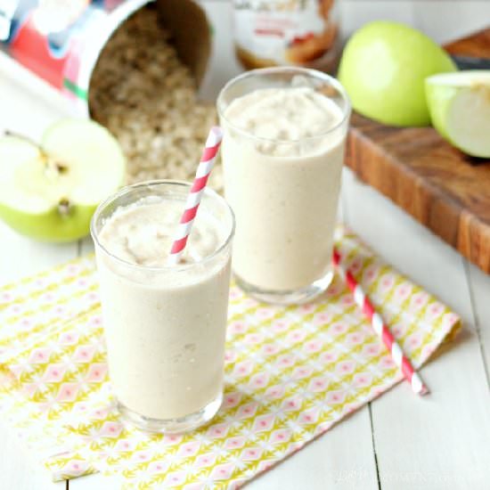Green Apple Cookie Butter Smoothie