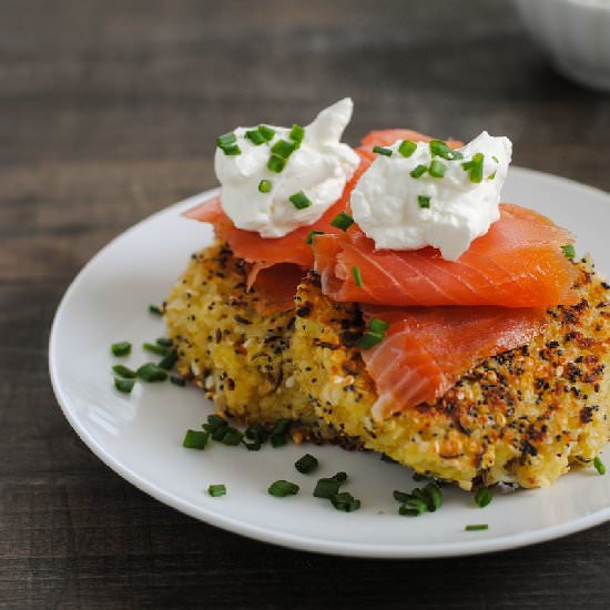 Everything Bagel Quinoa Cakes