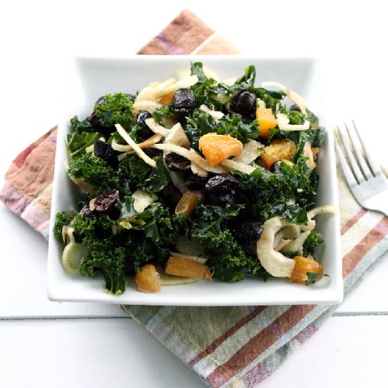 Kale Salad with Orange & Fennel