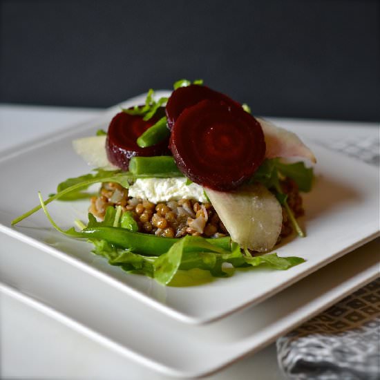 Warm Lentil Salad