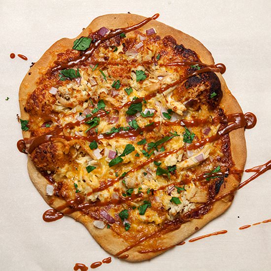 BBQ Chicken & Cheddar Pizza