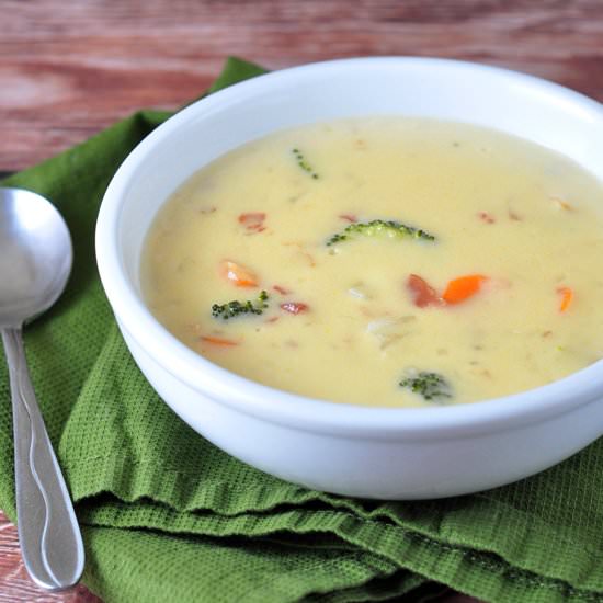 Three-Cheese Beer Soup