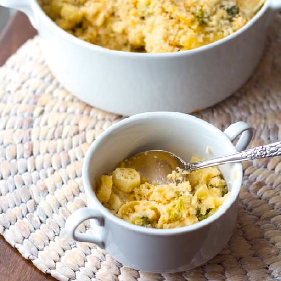 Skinny Pasta Wheels and Cheese