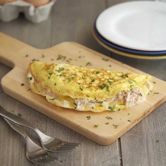 Tuna Melt Omelets
