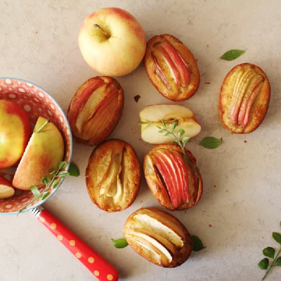 Apple and Maple Syrup Friands