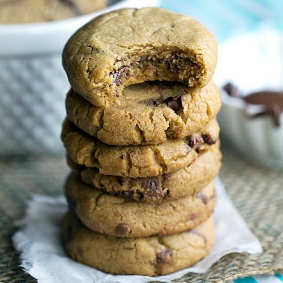 Nutella Peanut Butter Cookie