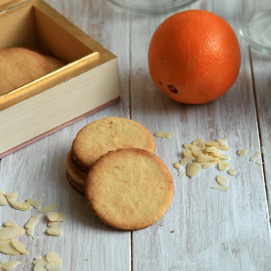Marzipan Orange Cookies