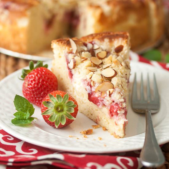 Strawberry-Cream Cheese Cake