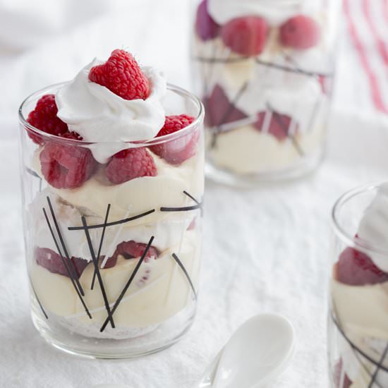 Lemon Berry Doughnut Trifles