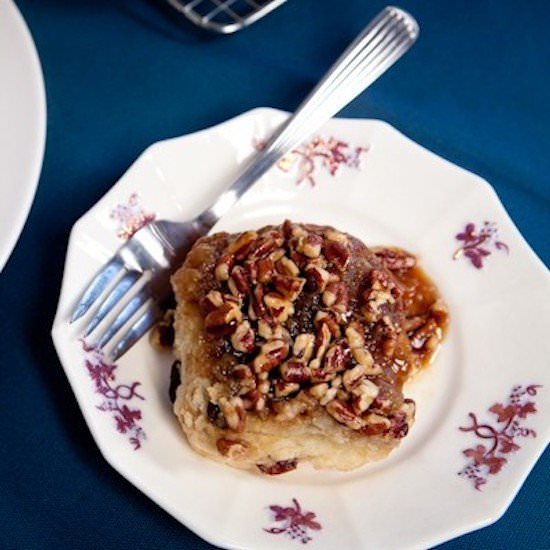 Pecan Raisin Sticky Biscuits