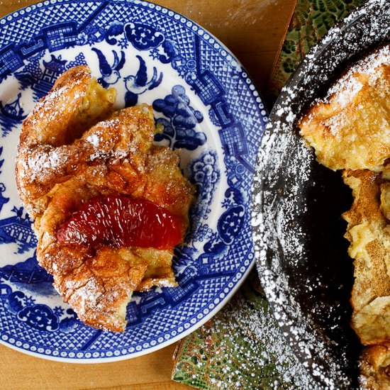 Dutch Babies with Blood Oranges