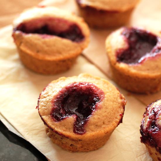 Vegan Jelly Doughnut Cupcakes