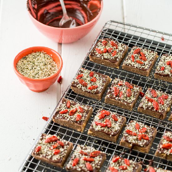 Hemp Chocolate-Berry Protein Bars