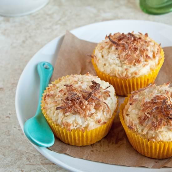 Double Coconut Crunch Muffins