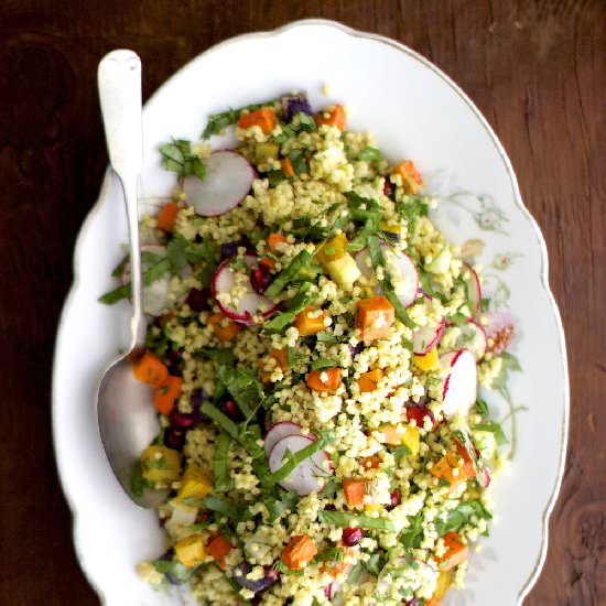Roasted Vegetable Salad with Millet