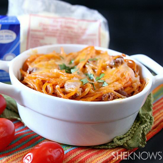 Baked Cream Cheese Spaghetti