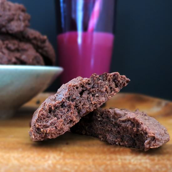 Chocolate Cake Cookies [Vegan]