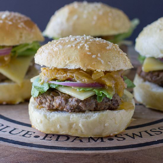 Spiced Mini Burgers