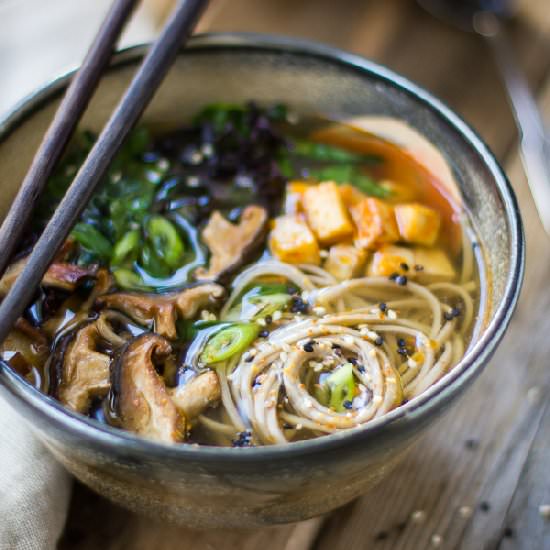 Miso Soba Soup