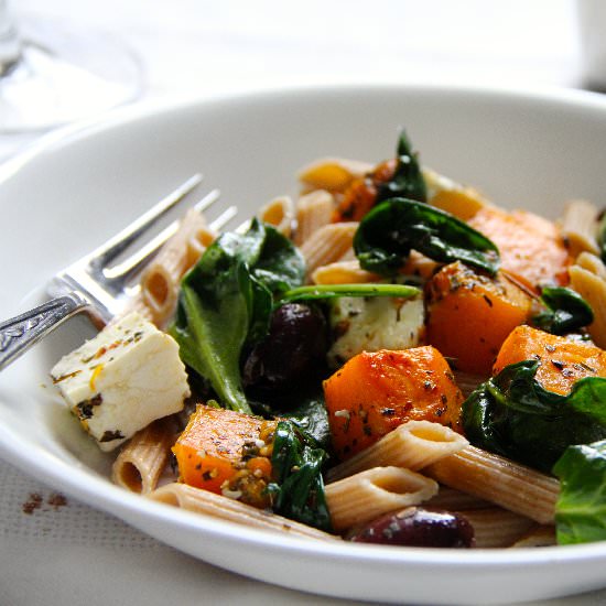 Penne w/ Butternut Squash and Feta